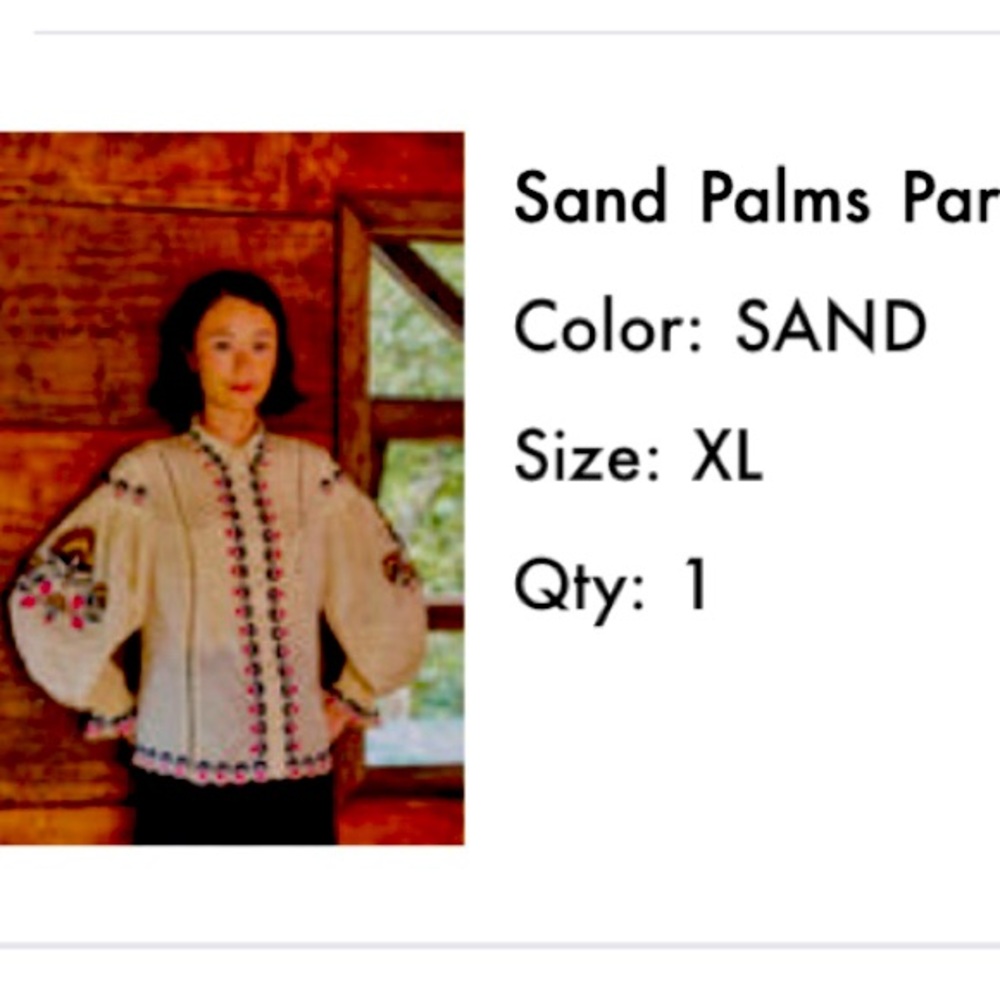 Farm Rio Blouse new with tags never worn
